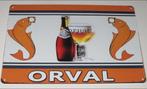 ORVAL BIER : Metalen Bord ORVAL Trappistenbier, Verzenden, Nieuw, Reclamebord, Plaat of Schild, Overige merken