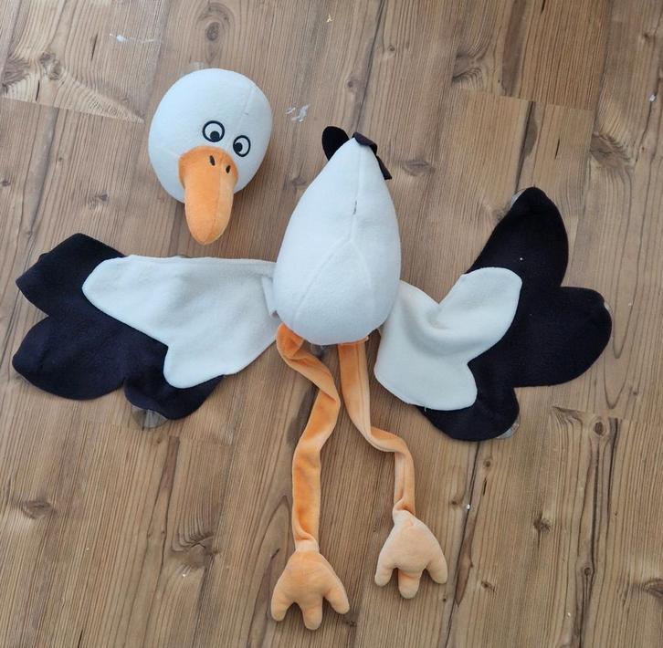 Prénatal raam ooievaar zgan, Kinderen en Baby's, Kraamcadeaus en Geboorteborden, Zo goed als nieuw, Geboortebord, Ophalen of Verzenden