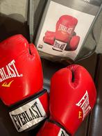 Bokshandschoenen Everlast (echt leer), Ophalen of Verzenden, Zo goed als nieuw, Bokshandschoenen