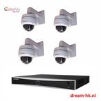 4MP ColorVu Hikvision IP PoE set/NVR+4x ColorVu camera, Ophalen of Verzenden, Nieuw, Buitencamera