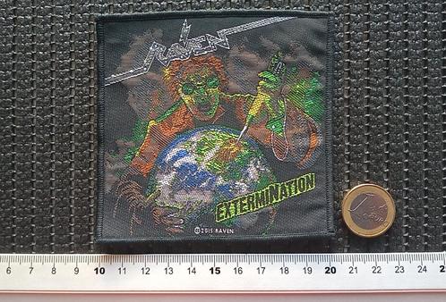 Raven extermination  official embleem patch r98 nieuw 2015, Verzamelen, Muziek, Artiesten en Beroemdheden, Nieuw, Kleding, Verzenden