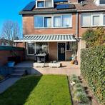 Knikarm zonnescherm zgan (elektrisch), Tuin en Terras, Ophalen, Zo goed als nieuw, 150 tot 300 cm, 250 cm tot 450 cm