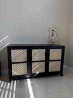 Xenos zwarte rotan commode, Huis en Inrichting, Ophalen, Zo goed als nieuw, 25 tot 50 cm, 50 tot 100 cm