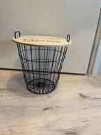 Mand / tafeltje met deksel, Gebruikt, Mand, Rond, Ophalen of Verzenden