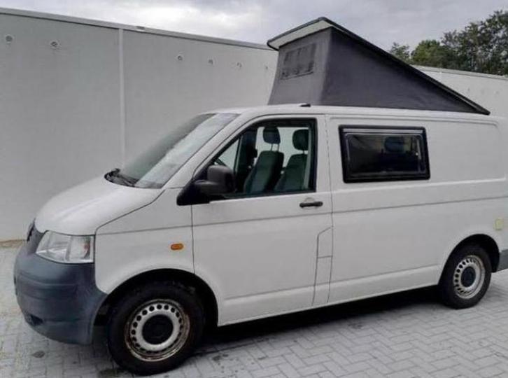 Volkswagen T5 1.9 TDI 2007 Camper, Caravans en Kamperen, Campers, Particulier, tot en met 2, Buscamper of Camperbus, Volkswagen