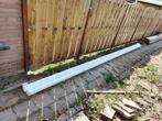 Zonnenscherm met knikarm – 575 x 250 cm (Doekkleur: T265), Ophalen, Gebruikt, 450 cm of meer, Elektrisch