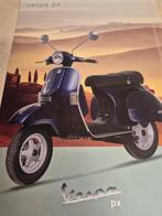 Oude Nederlandse Vespa Scooter bromfiets folder PX 125 150, Ophalen of Verzenden, Zo goed als nieuw
