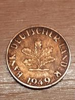 10 pfennig duitsland 1949 f error, Ophalen, Duitsland, Losse munt