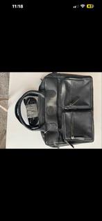 Old West Zwarte leren tas/laptoptas, Overige merken, 25 tot 40 cm, Nieuw, Ophalen of Verzenden