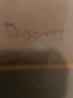 Aquarel Jacob Doeser met origineel pas-partou, Antiek en Kunst, Ophalen of Verzenden