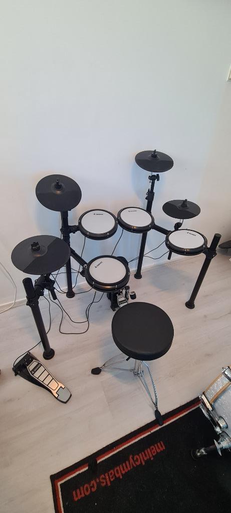 Donner DED-200 Elektronische drumset + Module + Drumstoel, Muziek en Instrumenten, Drumstellen en Slagwerk, Zo goed als nieuw
