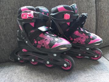 Skeelers maat 34 - 37 roze / zwart beschikbaar voor biedingen