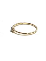 14k gouden ring met diamanten, Sieraden, Tassen en Uiterlijk, Ringen, -, -, Ophalen of Verzenden, Zo goed als nieuw