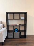 Zwarte Ikea Kast - Open Vakken, Gebruikt, 100 tot 150 cm, Ophalen of Verzenden, Minder dan 100 cm