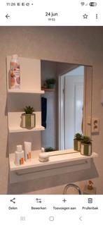IKEA Lillången badkamerspiegel met planken, Huis en Inrichting, Ophalen, 50 tot 100 cm, Minder dan 100 cm