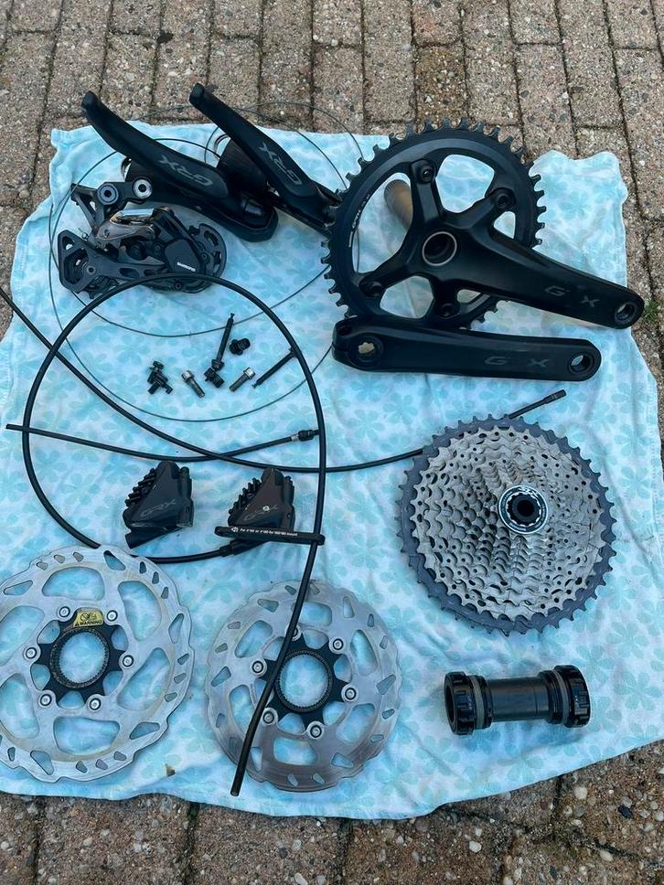 Shimano Groepset GRX600 1x11sp, Fietsen en Brommers, Fietsonderdelen, Gebruikt, Racefiets, Overige typen, Ophalen of Verzenden