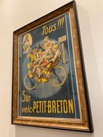 Reclame Poster Rijwielen van “Petit Breton” ca 1910, Ophalen of Verzenden, Zo goed als nieuw, A1 t/m A3