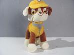 Paw patrol Rubble 27cm hoog en 20 cm lang knuffel, Ophalen of Verzenden, Zo goed als nieuw