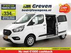 Ford Transit Custom 340 2.0 TDCI L2H1 | DC | Aut. | Airco |, Auto's, Euro 6, 4 cilinders, Wit, Origineel Nederlands
