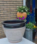 💥💥  6  buiten bloempotten        samen voor  LAATSTE WEEK, Ophalen, Rond, Tuin, Zo goed als nieuw