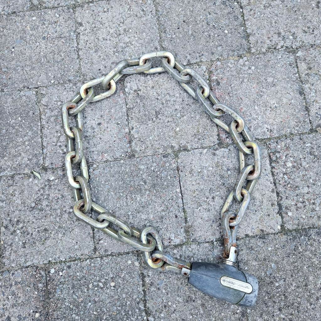 Fiets/Motor ketting slot, Ophalen of Verzenden, Gebruikt