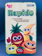 Rapido Het Rapste Memospel! Vanaf 5 Jaar Metaalbox Als nieuw, Ophalen of Verzenden, Zo goed als nieuw, Puzzelen