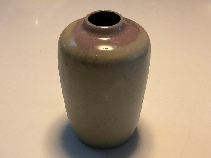 Pieter Groeneveldt: vaas met paars-beige druipglazuur 1965, Antiek en Kunst, Antiek | Keramiek en Aardewerk, Ophalen of Verzenden