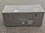 Leger houten kist opdruk werktafel lades 1175253,5cm, Verzamelen, Militaria | Algemeen, Ophalen