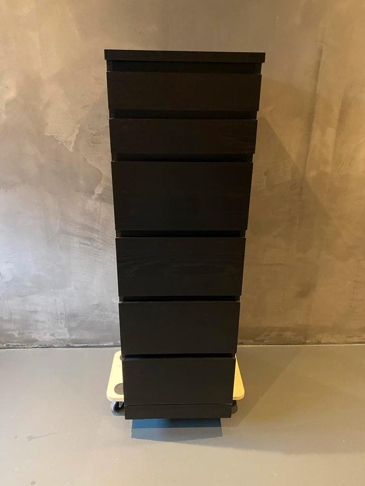 Ikea Malm ladekast met spiegel - Nieuwstaat!, Huis en Inrichting, Kasten | Ladekasten, Zo goed als nieuw, 100 tot 150 cm, 50 tot 100 cm