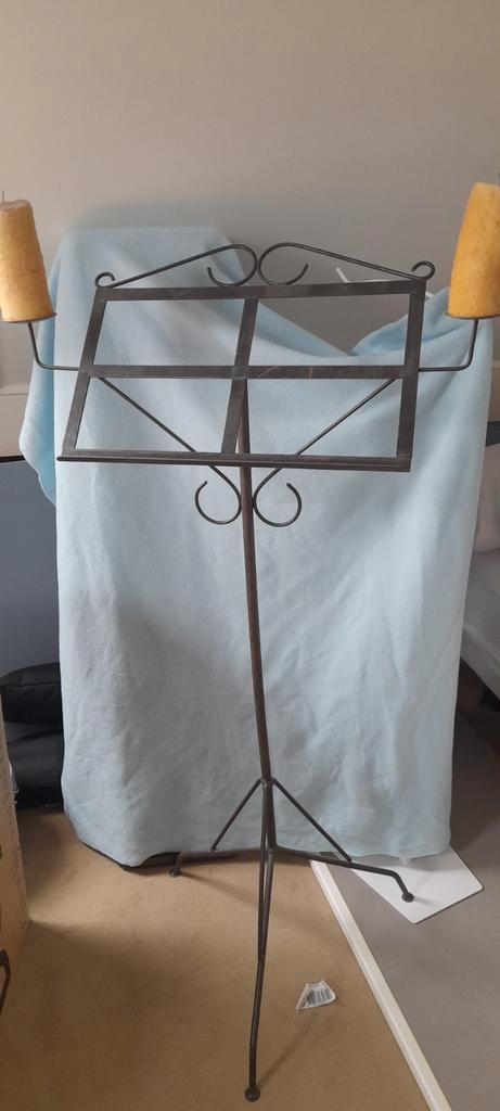 Metalen Muziekstandaard - Vintage Look, Muziek en Instrumenten, Standaards, Ophalen