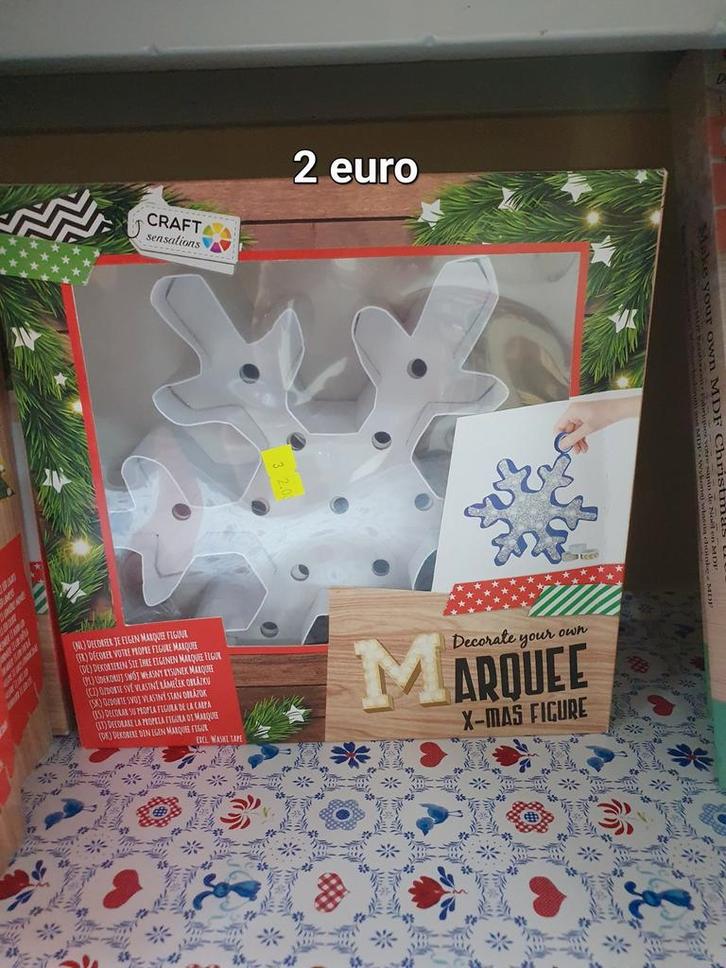 Craft Sensations Marquee X-mas Figuur - Nieuw, Diversen, Kerst, Nieuw, Ophalen of Verzenden