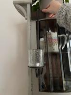 Kaarsenhouder | luikhanger met windlicht bubbel, Ophalen, Metaal