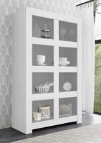 Witte Vakkenkast Boekenkast NIEUW VOORRAAD, Met plank(en), 100 tot 150 cm, Nieuw, Ophalen of Verzenden