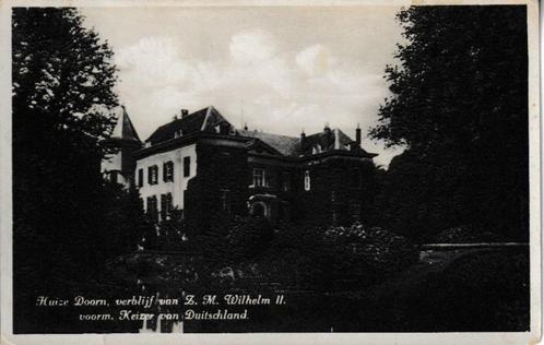 DOORN - HUIZE DOORN / VERBLIJF van Z. M. WILLEM II, Verzamelen, Ansichtkaarten | Nederland, Ongelopen, Utrecht, Verzenden