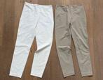 Pauw 2x sportachtige broek wit+ beige mt 2 (ca 38), Maat 38/40 (M), Wit, Pauw, Ophalen of Verzenden
