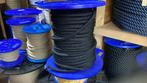 60 meter 14 mm dik zwart gevlochten touw met kern, Watersport en Boten, Ophalen of Verzenden, Nieuw
