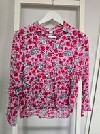 Monki Blouse - Roze met Bloemen en Zwanen - Maat S, Ophalen of Verzenden, Zo goed als nieuw, Monki, Roze