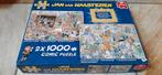 Jan van Haasteren 2x 1000. Rariteitenkabinet. Rembrandts ate, Ophalen of Verzenden, Meer dan 1500 stukjes, Zo goed als nieuw, Legpuzzel
