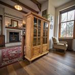 Vintage houten vitrinekast / boekenkast / etagere, Ophalen, Gebruikt, Minder dan 75 cm, 105 cm of meer