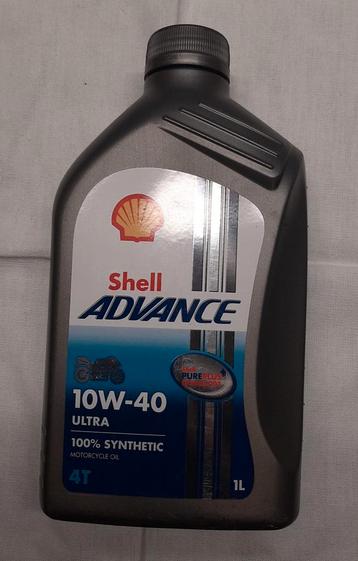 Shell Advance 10W-40 Synthetische Motorolie 1liter beschikbaar voor biedingen