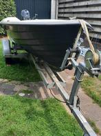 Leuke boot 4,5m met Yamaha bbm en goede trailer, Watersport en Boten, Ophalen, Gebruikt, Tot 10 pk, 3 tot 6 meter