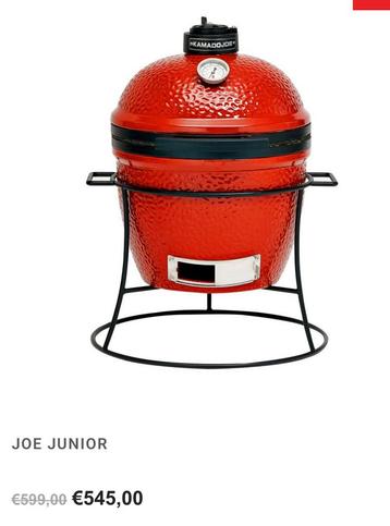 Orginele kamado joe junior + pizzasteen beschikbaar voor biedingen