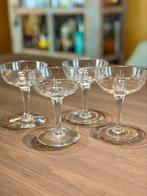 4 Kristallen cocktailglazen, Verzamelen, Glas en Borrelglaasjes, Ophalen of Verzenden, Zo goed als nieuw, Overige typen