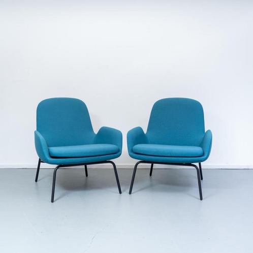 2 Normann Copenhagen fauteuil Era Nieuw Blauw, Huis en Inrichting, Fauteuils, Nieuw, Metaal, 50 tot 75 cm, 75 tot 100 cm, Ophalen of Verzenden