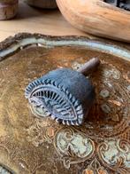 Mooie houten batik stempel met handvat, Ophalen of Verzenden