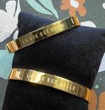 Armband La Vie Est Belle, rvs goudkleur, Nieuw, Goud, Staal, Ophalen of Verzenden