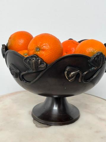 Vintage messing art nouveau tazza schaal ø20CM beschikbaar voor biedingen