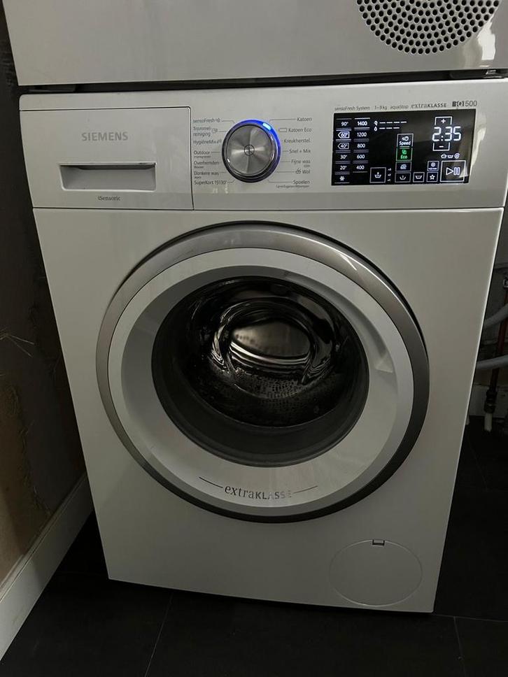 Siemens iQ500 Wasmachine - Topstaat!, Witgoed en Apparatuur, Wasmachines, Zo goed als nieuw, Voorlader, 6 tot 8 kg, 85 tot 90 cm