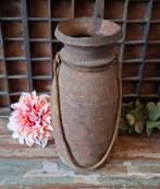Nepalese houten kruik H31cm, Ophalen of Verzenden, Nieuw