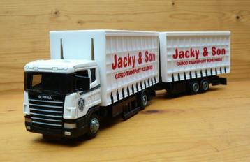 TEAMA China. Scania 124 combi wipkar Jacky and son 1/52 beschikbaar voor biedingen
